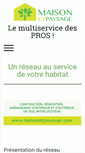 Mobile Screenshot of maisonetpaysage.com